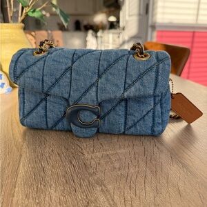 Coach Tabby Shoulder Bag 20 with Quilting - Denim